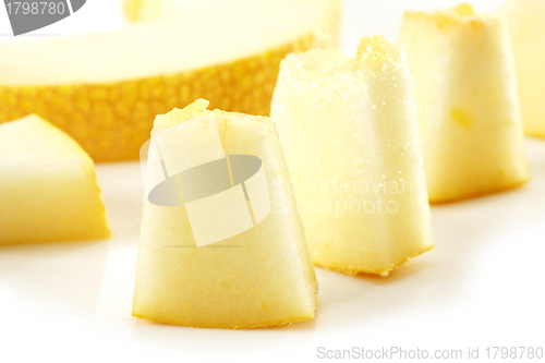 Image of melon pieces