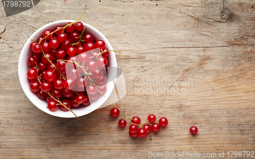 Image of bowl of red currant berries