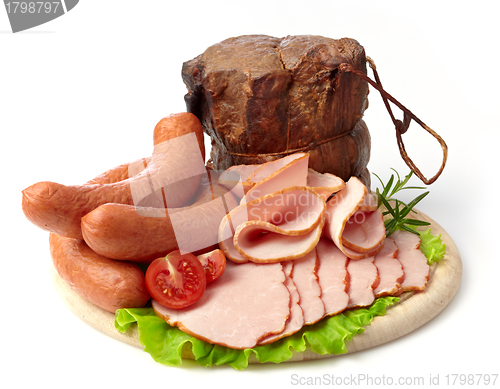 Image of smoked meat and sausages