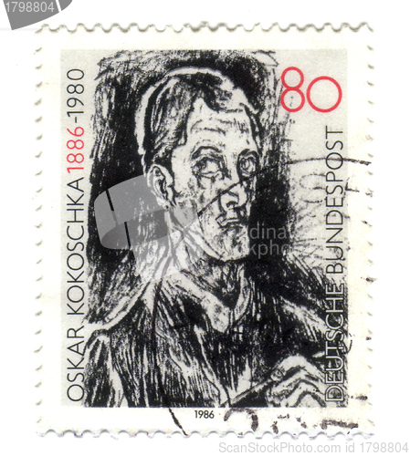 Image of GERMANY - CIRCA 1986: A stamp printed in Germany, shows Bach Con