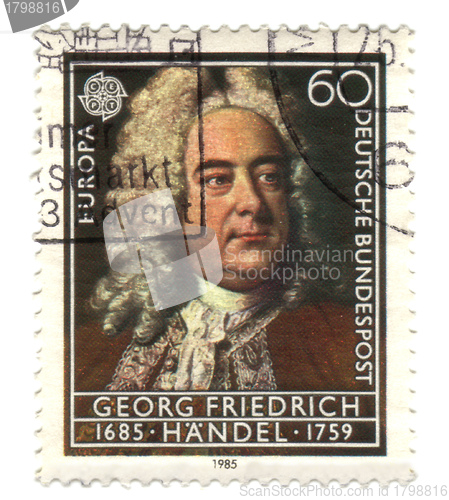 Image of GERMANY - CIRCA 1985: stamp printed in Germany, shows portrait G