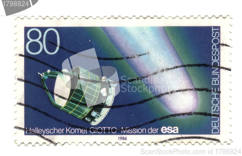 Image of GERMANY - CIRCA 1986: A stamp printed in Germany, shows a Europe