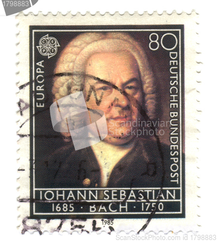 Image of GERMANY - CIRCA 1985: A Stamp printed in the GERMANY shows portr