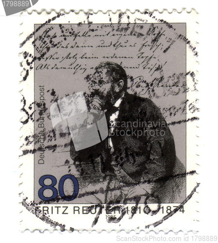 Image of GERMANY - CIRCA 1985: stamp printed in Germany, shows portrait n