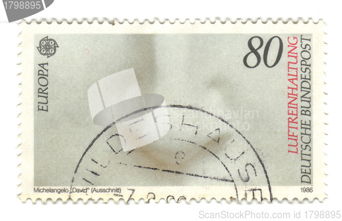 Image of GERMANY- CIRCA 1986: stamp printed by Germany, shows Details fro