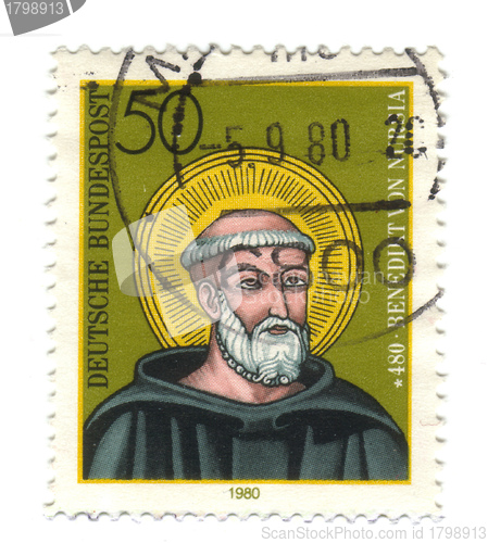 Image of GERMANY - CIRCA 1980: stamp printed in Germany, shows portrait S