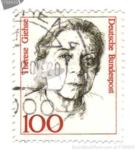 Image of FEDERAL REPUBLIC OF GERMANY - CIRCA 1988: A stamp printed in Ger