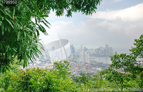 Image of Panama cityl view from Ancon hill 