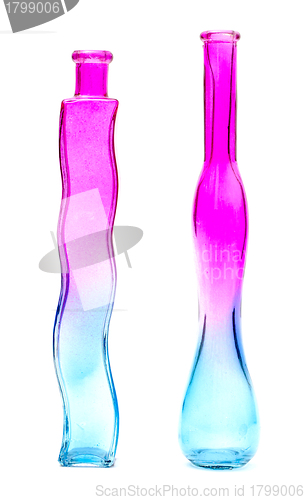 Image of Multicolored Decorative Bottles