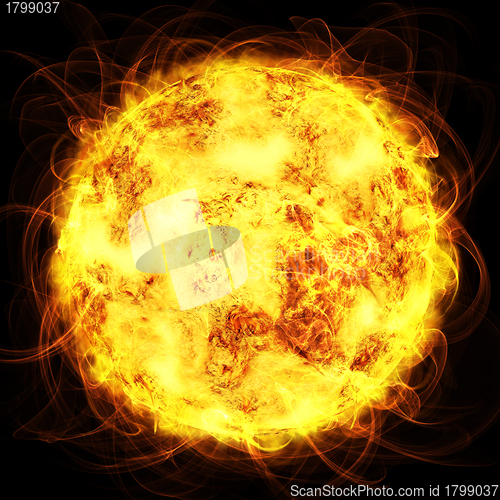 Image of The Sun in Space