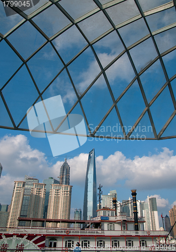 Image of shanghai pudong view from puxi 