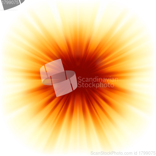 Image of Sunburst rays of sunlight. EPS 8