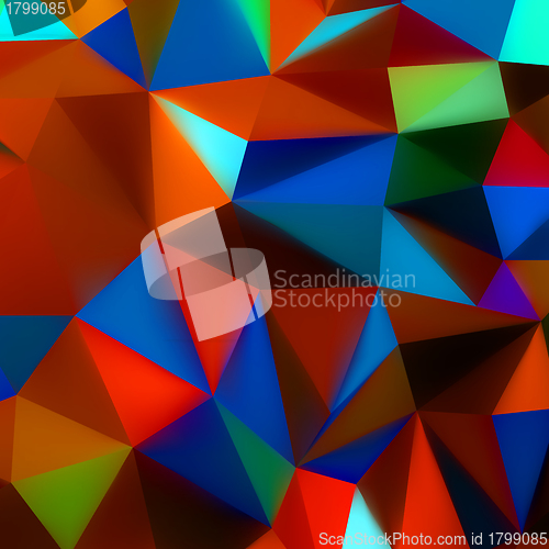 Image of Abstract 3d geometric lines modern grunge. EPS 8