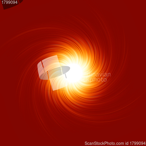 Image of Abstract glow Twist with golden flow. EPS 8
