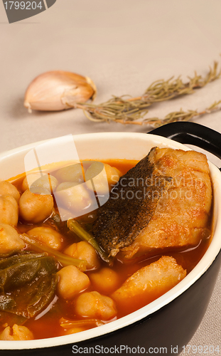 Image of Chickpea fish stew