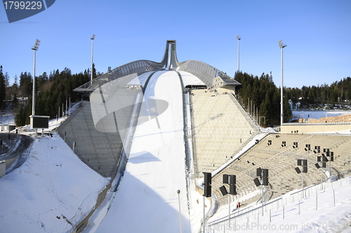 Image of The new Holmenkollen skijump arena