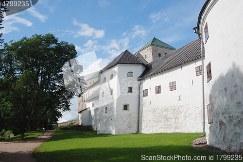Image of the medieval castle in Turku, Finland, Turun linna