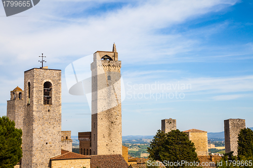 Image of San Gimignano towers