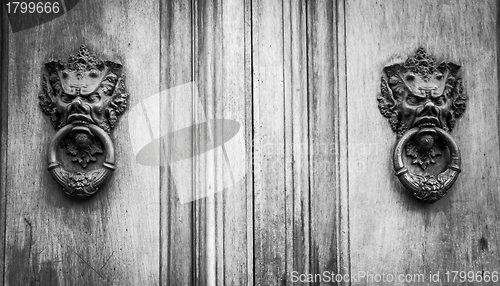 Image of Devil Head Door Knocker