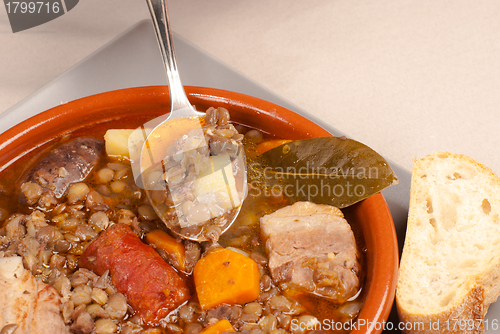 Image of Spanish lentil stew