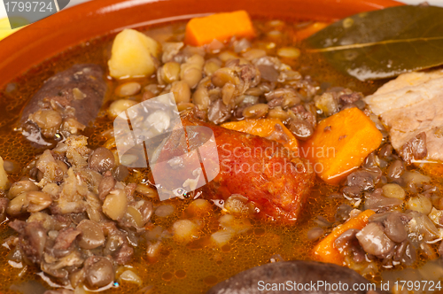 Image of Spanish lentil stew