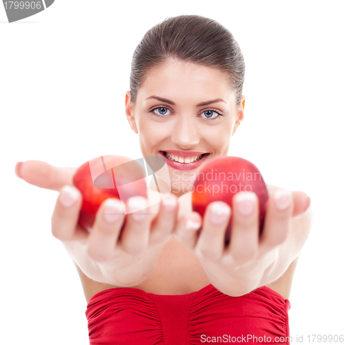 Image of  offering peaches