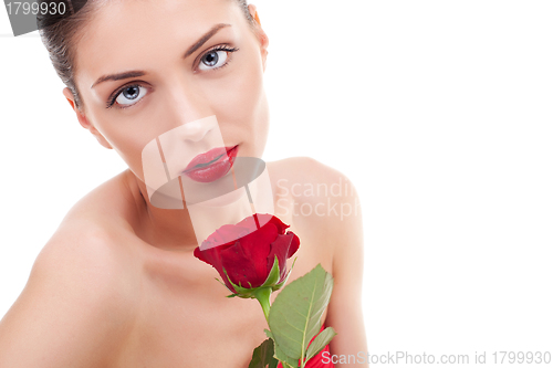 Image of beauty flower girl 