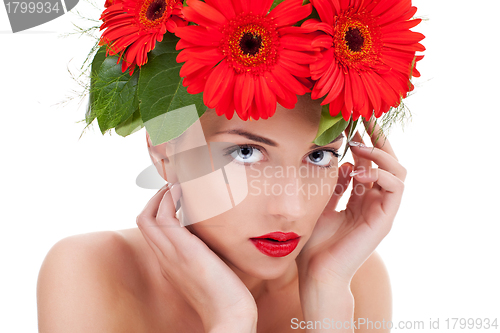 Image of young beautiful woman