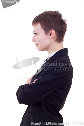 Image of profile of a business woman