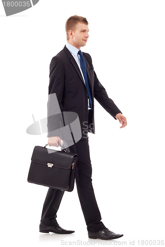 Image of businessman walking