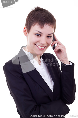 Image of Business woman on the phone