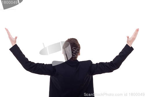 Image of hand in the air!