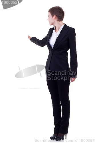 Image of Business woman presenting