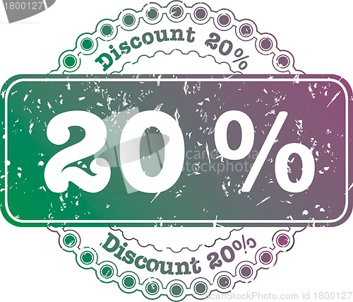 Image of Stamp Discount twenty percent