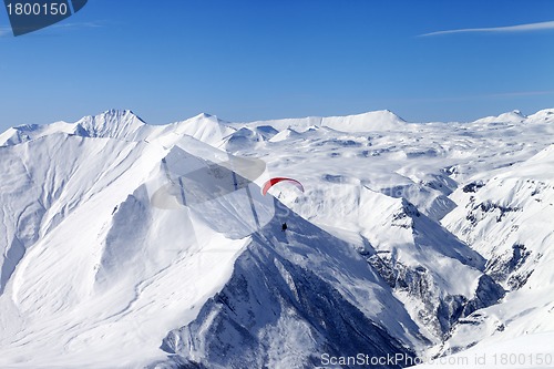 Image of Speed riding in Caucasus Mountains