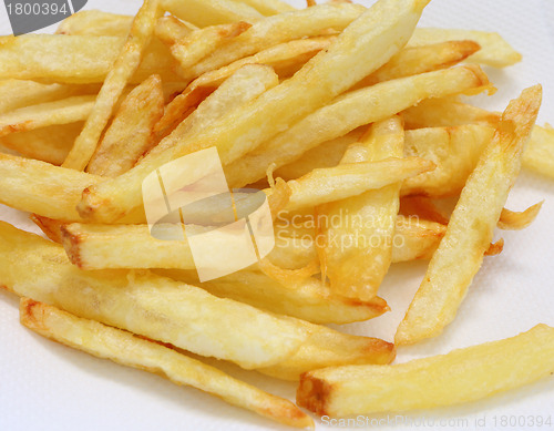 Image of Golden homemade fries