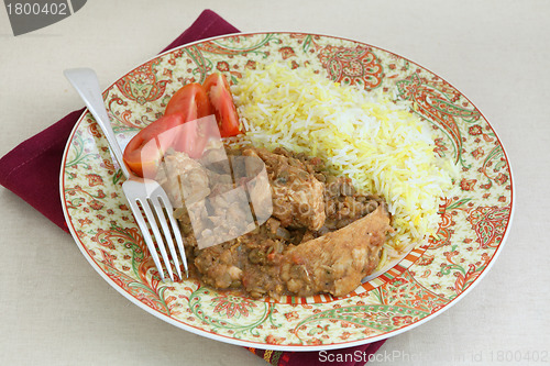 Image of Chicken dhansak meal