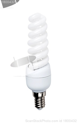 Image of Energy saving fluorescent light bulb