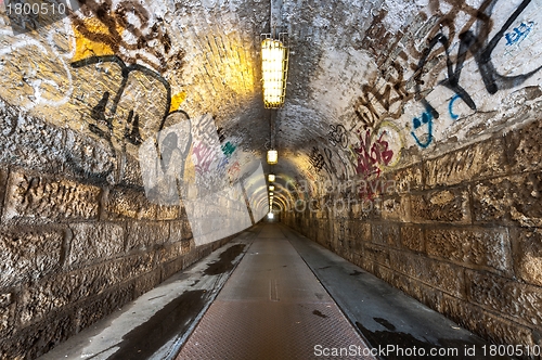 Image of An old industrial tunnel