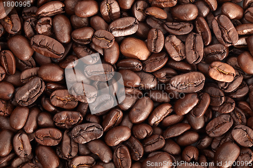 Image of coffee beans background