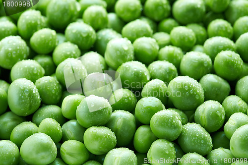 Image of green peas background