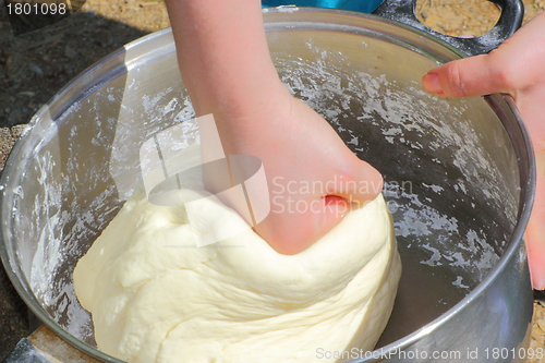 Image of making dough