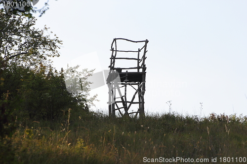 Image of hochstand for wild boar