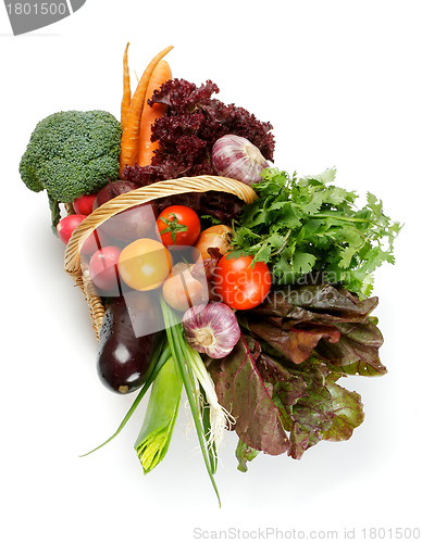 Image of Vegetable Basket Top View