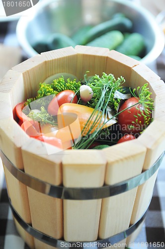 Image of preserving tomatoes