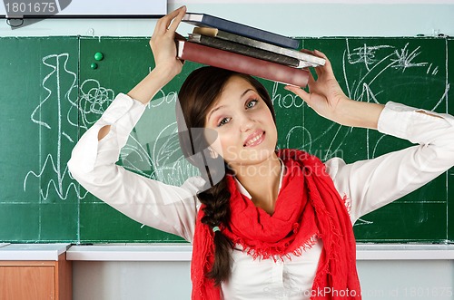 Image of Young student girl