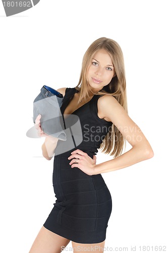 Image of woman with a shoe