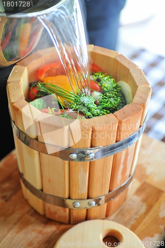 Image of preserving tomatoes