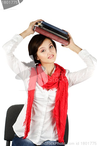 Image of Young student girl