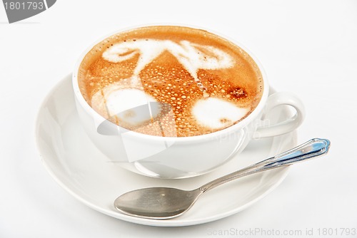 Image of latte closeup